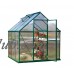 Palram Mythos Greenhouse - 6' x 6' - Green   553467106